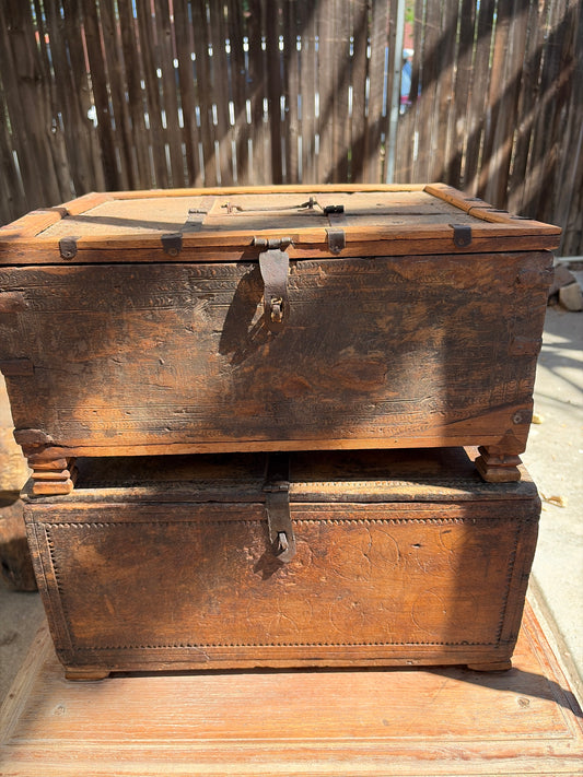 Vintage Wood Box (Small)